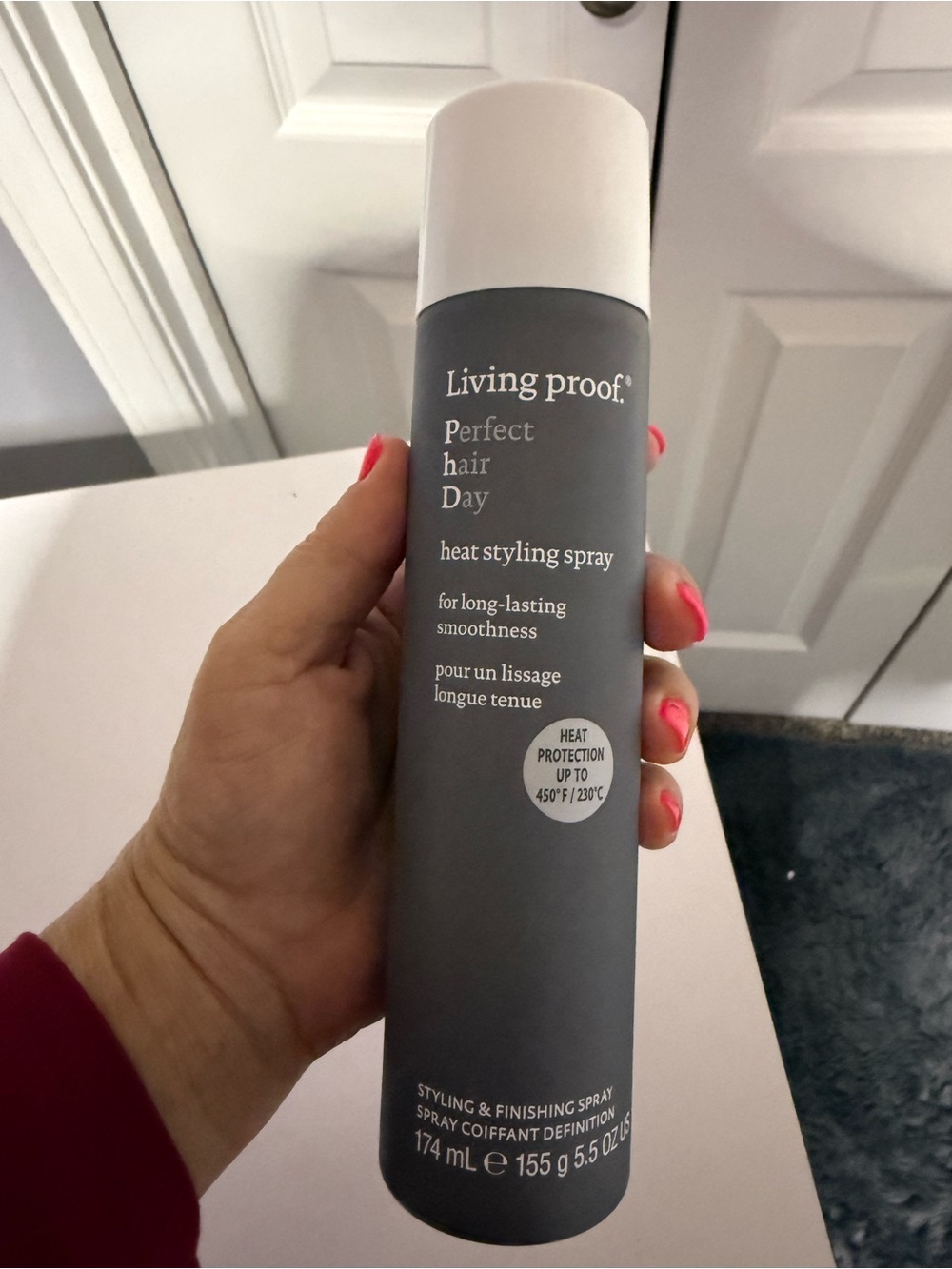 Living Proof Perfect Hair Day Heat Styling Spray - Gray & White